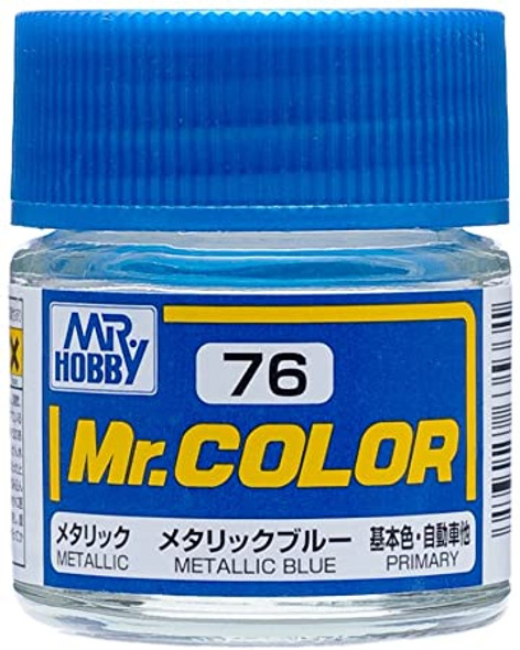 MRHC76 - Mr. Hobby Mr Color Metallic Blue - 10ml - Lacquer