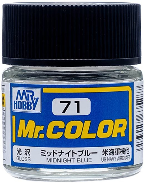 MRHC71 - Mr. Hobby Mr Color Gloss Midnight Blue - 10ml - Lacquer