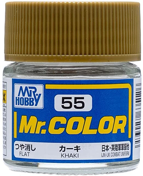 MRHC55 - Mr. Hobby Mr Color Flat Khaki - 10ml - Lacquer