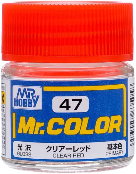 MRHC47 - Mr. Hobby Mr Color Gloss Clear Red - 10ml - Lacquer