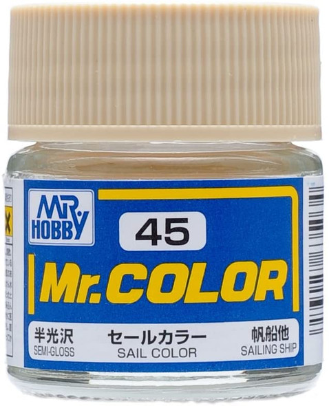 MRHC45 - Mr. Hobby Mr Color Semi Gloss Sail Color - 10ml - Lacquer