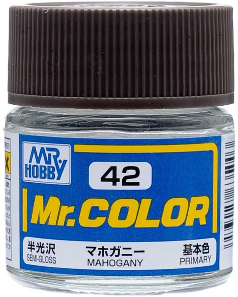 MRHC42 - Mr. Hobby Mr Color Semi Gloss Mahogany - 10ml - Lacquer