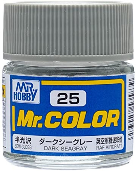 MRHC25 - Mr. Hobby Mr Color Semi Gloss Dark Seagray - 10ml - Lacquer