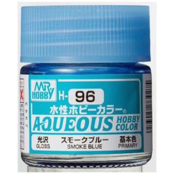 MRHH96 - Mr. Hobby Aqueous Gloss Smoke Blue - 10ml - Acrylic