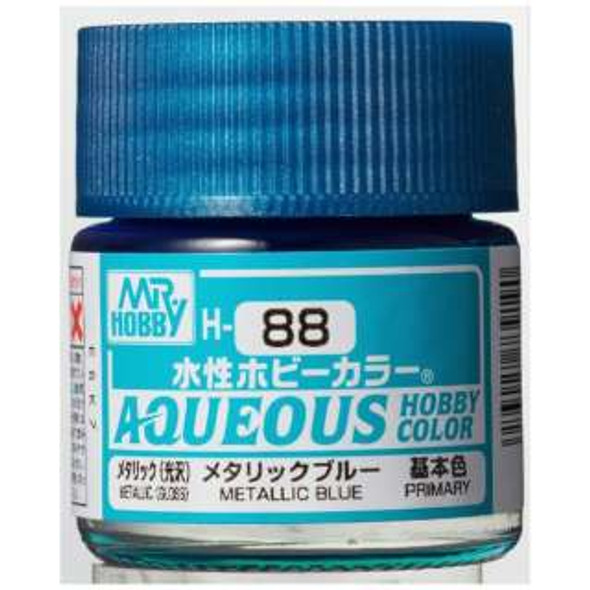 MRHH88 - Mr. Hobby Aqueous Metallic Gloss Blue  - 10ml - Acrylic