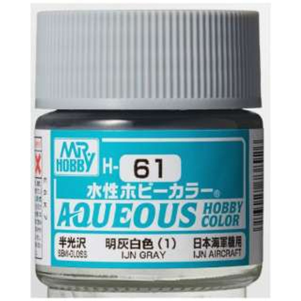 MRHH61 - Mr. Hobby Aqueous Gloss IJN Gray - 10ml - Acrylic