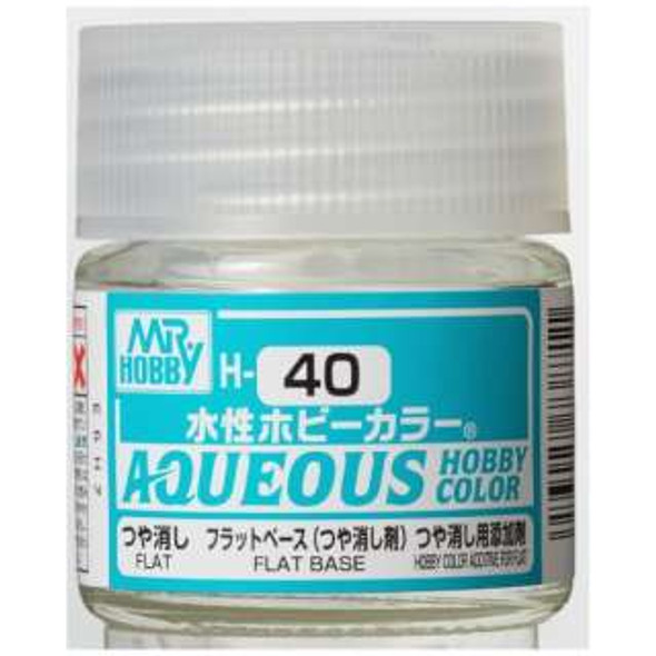 MRHH40 - Mr. Hobby Aqueous Flat Base - 10ml - Acrylic