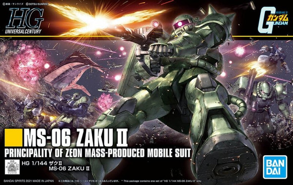 BAN5061545 - Bandai HGUC 1/144 MS-06 Zaku II