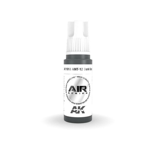 AKI11918 - AK Interactive 3rd Generation AMT-12 Dark Grey - 17ml - Acrylic