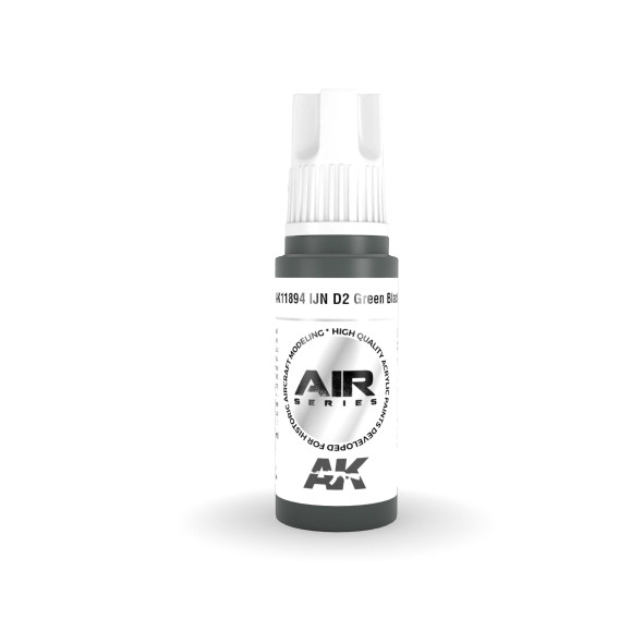 AKI11894 - AK Interactive 3rd Generation IJN D2 Green Black - 17ml - Acrylic