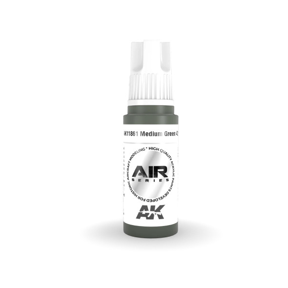 AKI11861 - AK Interactive 3rd Generation Medium Green 42 - 17ml - Acrylic