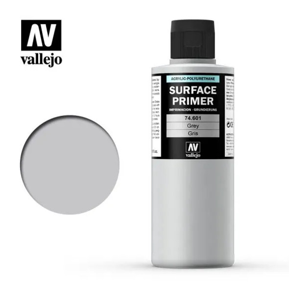 VLJ74601 - Vallejo Primer 200ml - Grey