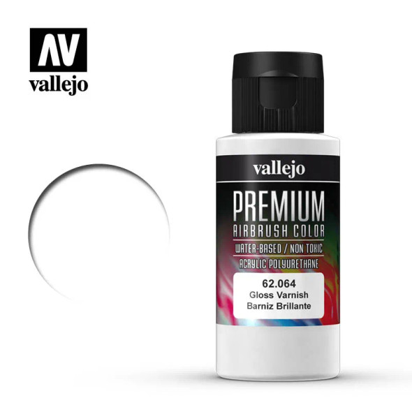 VLJ62064 - Vallejo Premium Varnish Gloss 60ml