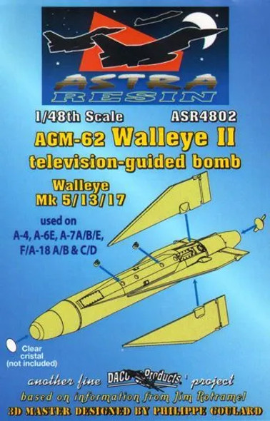 DACASR4802 - Daco Products 1/48 AGM-62 Walleye II bomb (resin)