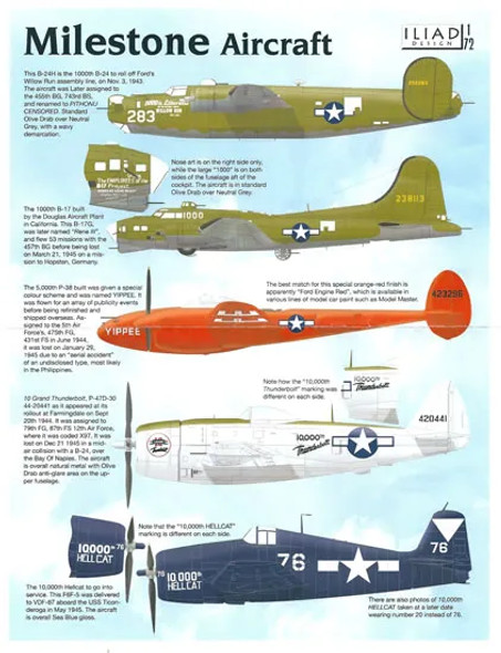 ILI72010 - Iliad Design 1/72 Milestone Aircraft