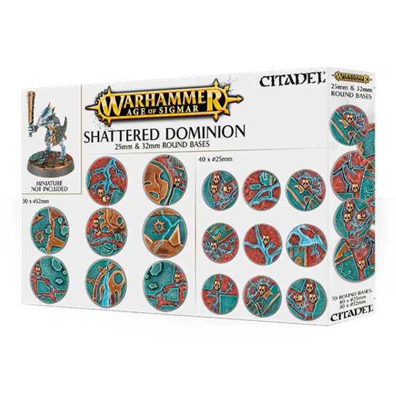 CIT66-96 - Citadel Shattered Dominion 25 & 32mm Round Bases