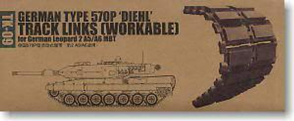 TRPTK09 - Trumpeter 1/35 German Type 570P Diehl Workable Track Link  - German Leopard 2A5/A6 MBT