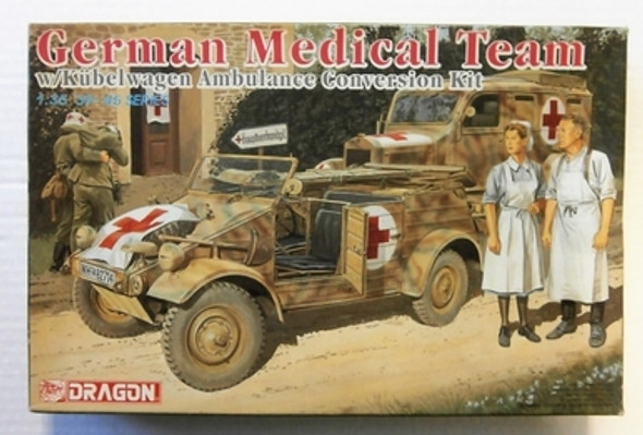 DRA6137 - Dragon 1/35 German Medical Team - Kubelwagen Ambulance Conversion Kit