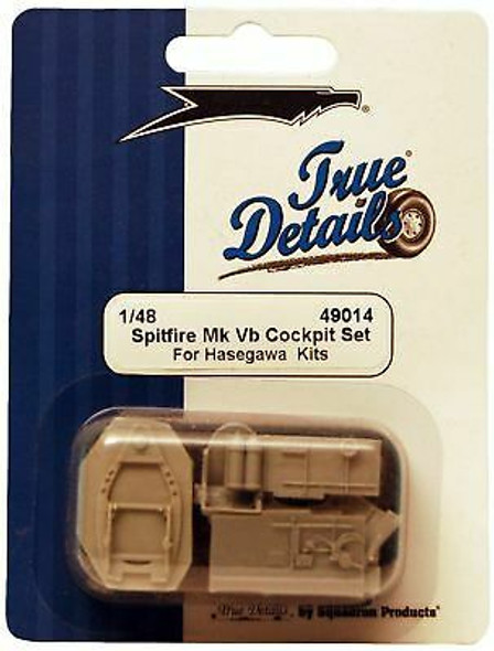 TRU49014 - True Detail 1/48 Spitfire Mk.Vb Cockpit Set - For Hasegawa Kit