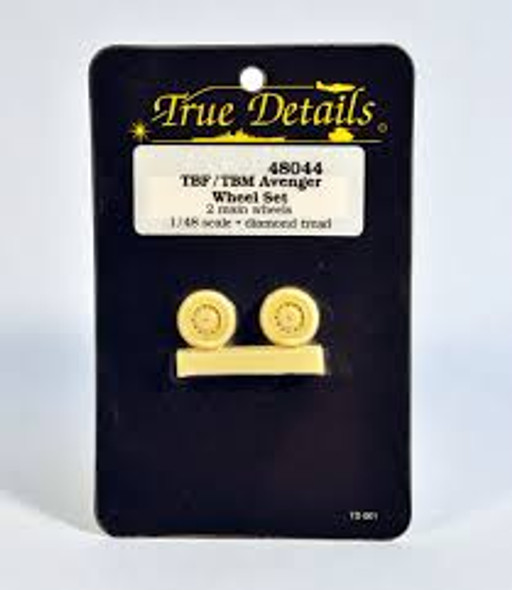 TRU48044 - True Detail 1/48 TBM/TBF Avenger Wheels
