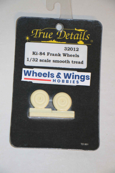 TRU32012 - True Details 1/32 Ki-84 Frank Wheels Smooth Tread