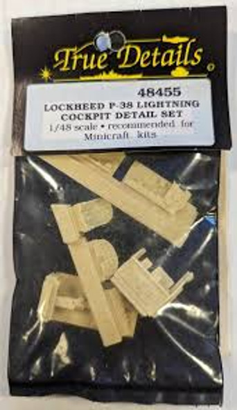 TRU48455 - True Detail 1/48 LOCKHEED P-38 Lightning Cockpit Set