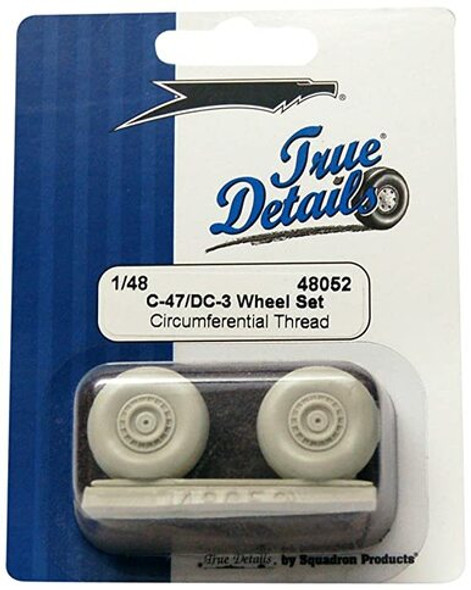 TRU48052 - True Detail 1/48 C-47/DC-3 Wheel Set Circumferential Thread