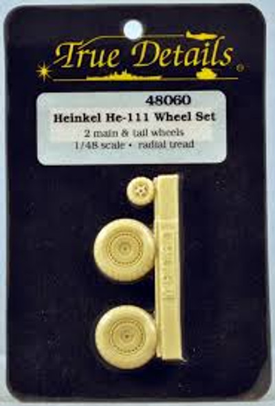 TRU48050 - Tru Detail 1/48 Ju-87B Stuka Main Wheels