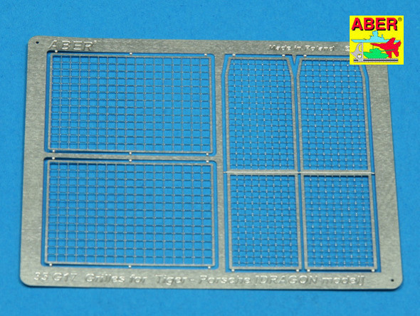 ABEG17 - Aber 1/35 Grilles for Tiger Porsche - For Dragon Model