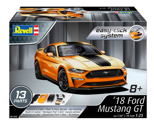 RMX85-1241 - Revell - 1/25 '18 Ford Mustang GT (Easy Click)