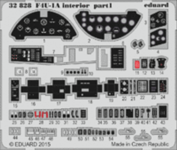 EDU32828 - Eduard 1/32 F4U-1A Interior S.A. - For Tamiya Kit