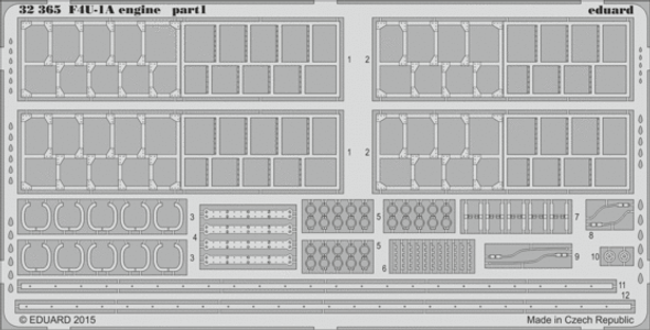 EDU32365 - Eduard 1/32 F4U-1A Engine - For Tamiya Kit