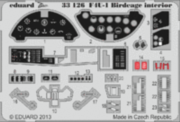 EDU33126 - Eduard 1/32 F4U-1 Birdcage Interior S.A.