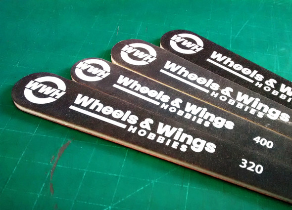 WHESS100 - Wheels and Wings Hobbies 100 Sanding Sticks