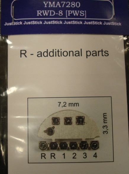 YAHYMA7280 - Yahu 1/72 RWD-8 (PWS) Instrument Panel