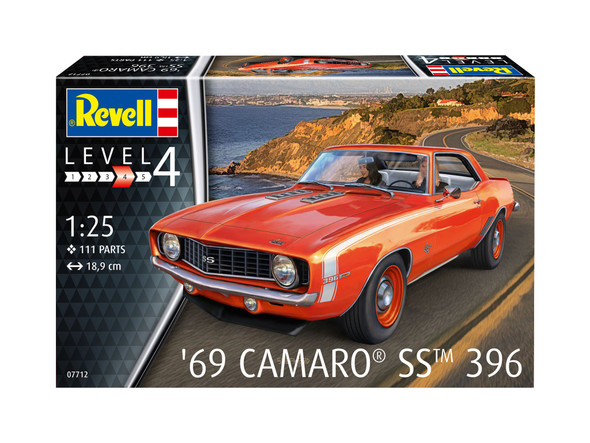 RAG07712 - Revell 1/25 1969 Camaro SS396