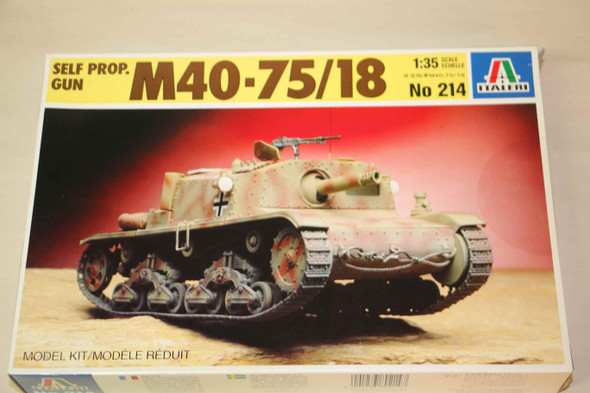 ITA214 - Italeri 1/35 Self Propelled Gun M40-75/18