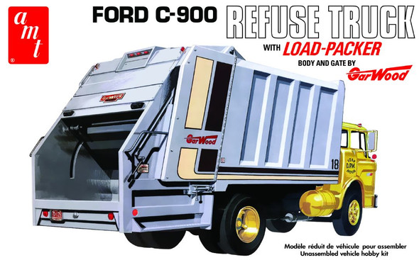 AMT1247 - AMT 1/24 Ford C-900 Refuse Truck wtih GarWood Load-Packer