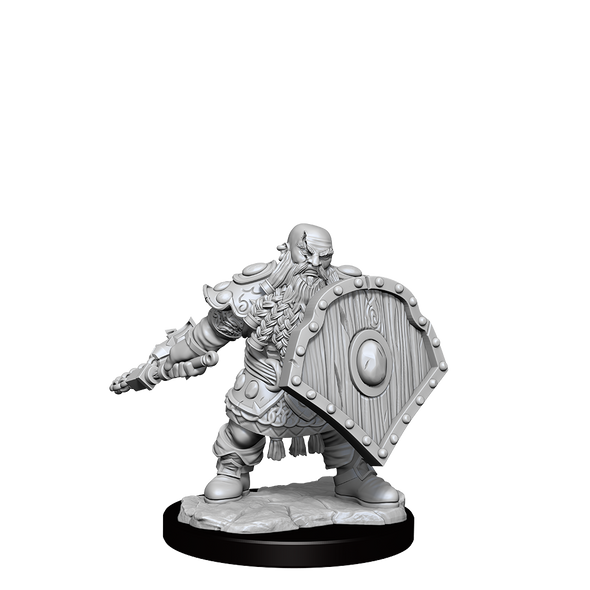 WIZ75036 - Wizkids DnD Frameworks Dwarf Fighter Male