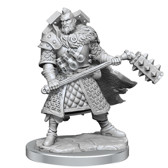 WIZ75013 - Wizkids DnD Frameworks Human Fighter Male