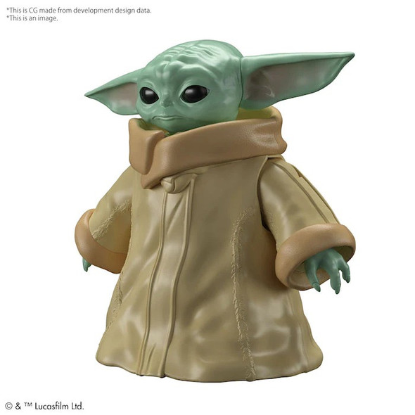 BAN5063391 - Bandai Star Wars 1/4 & 1/12 Grogu