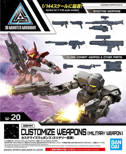BAN5063938 - Bandai 30MM 1/144 Customize Weapons (Military Weapon)
