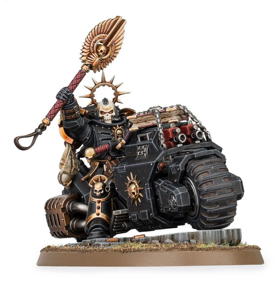 Games Workshop Warhammer 40K Space Marines: Primaris Chaplain on Bike