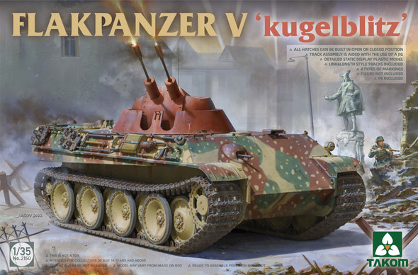 TKM2150 - Takom 1/35 Flakpanzer V Kugelblitz