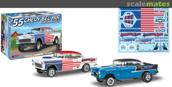 RMX14519 - Monogram 1/24 1955 Chevy Bel Air Street Machine 2'N1