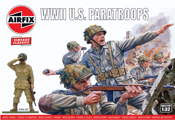 AIRA02711V - Airfix 1/32 WWII US Paratroopers