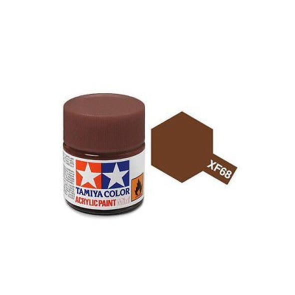 TAMXF68 - Tamiya - Flat NATO Brown Acrylic - 10mL Bottle