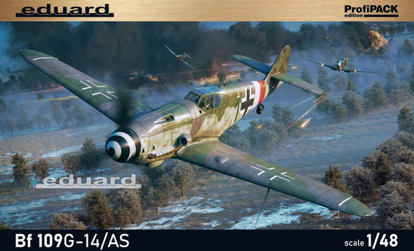 EDU82162 - Eduard 1/48 Bf 109G-14/AS - ProfiPACK