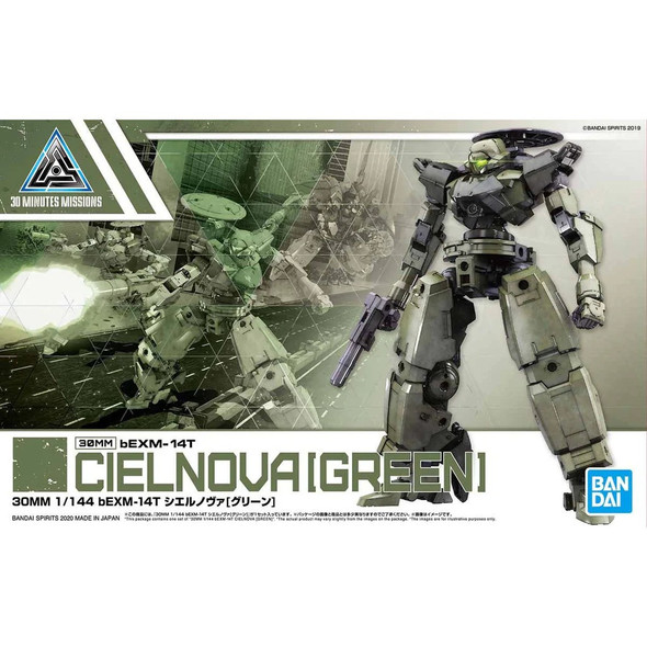 BAN5060252 - Bandai 30MM 1/144 bEXM-14T Cielnova (Green)