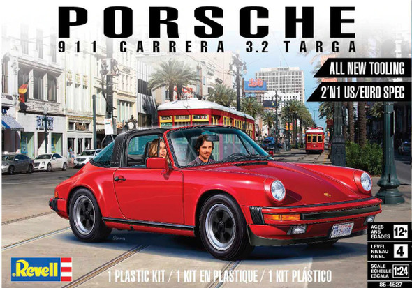 RMX85-4527 - Revell 1/24 Porsche 911 Carrera 3.2 Targa